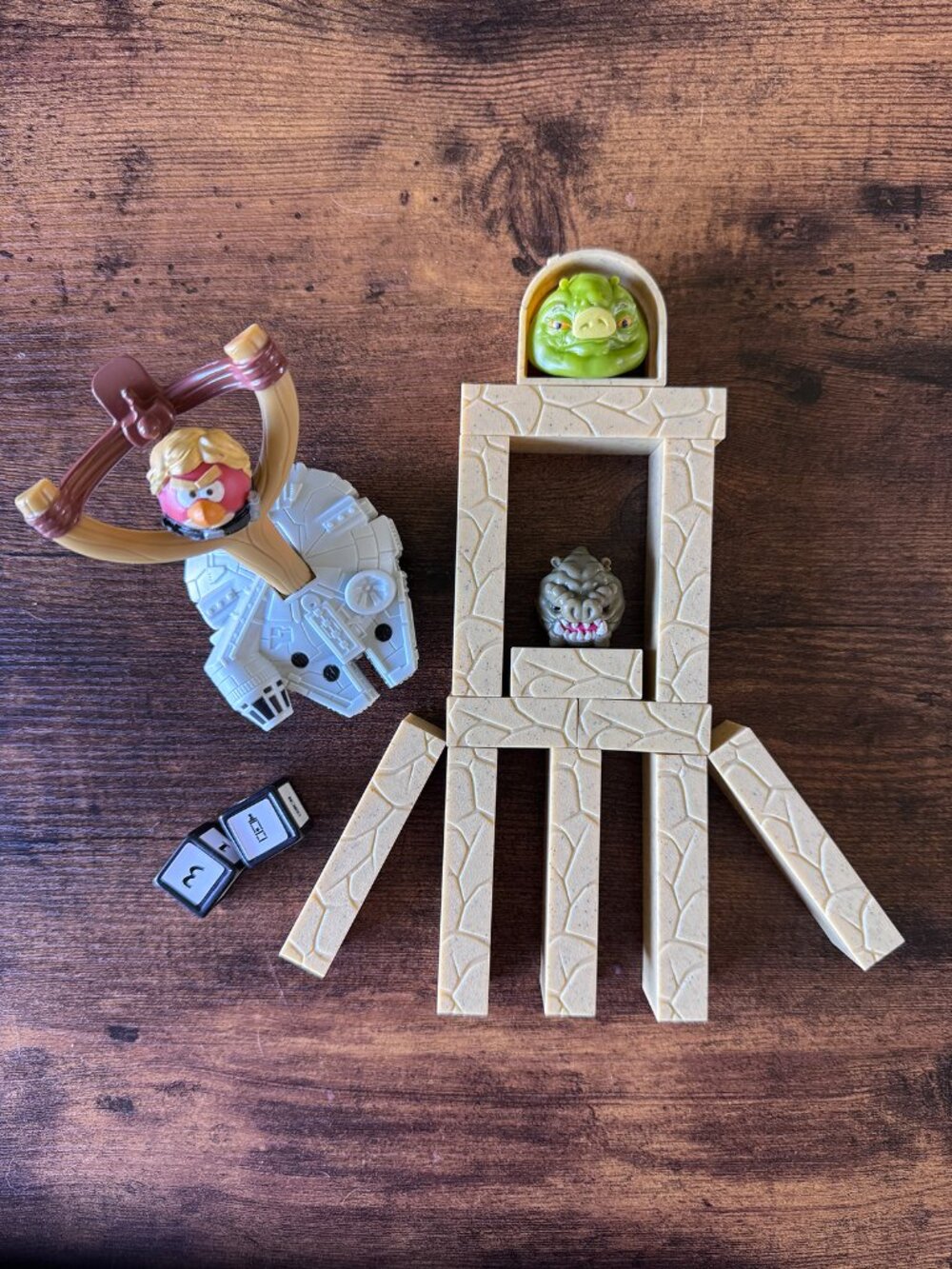 STAR WARS ANGRY BIRDS JENGA TATOOINE BATTLE GAME